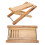 Guitar Footstool Bamboo Portable Foldable Stool 4