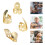 Finger Picks Metal 3Pcs Index Finger 1Pc Thumb 12