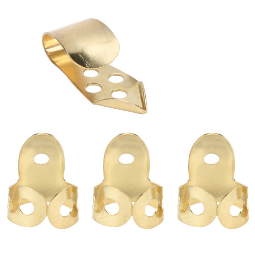 Finger Picks Metal 3Pcs Index Finger 1Pc Thumb 2