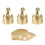 Finger Picks Metal 3Pcs Index Finger 1Pc Thumb 4