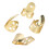 Finger Picks Metal 3Pcs Index Finger 1Pc Thumb 10