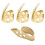 Finger Picks Metal 3Pcs Index Finger 1Pc Thumb 6