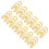 12Pcs Finger Pick Guitar Fingertip Protectors 9