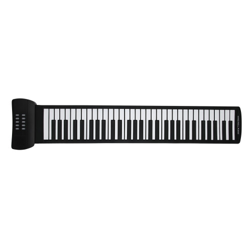 Hand Roll Piano 61 Key Foldable Silicone 1