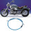 100cm Motorcycle Brake Line Universal Blue Steel 12