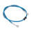 100cm Motorcycle Brake Line Universal Blue Steel 3