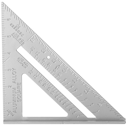 7" Aluminium Rafter Roofing Triangle Set Square
