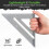 7" Aluminium Rafter Roofing Triangle Set Square 4