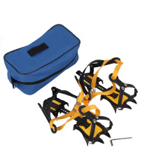 1 Pair Of 10-teeth Crampons Strap Binding Type Ice
