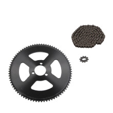80T 25H Chain & Sprocket Kit 34mm 3 Holes 10T H Hole Chain Sprocket 146 Links