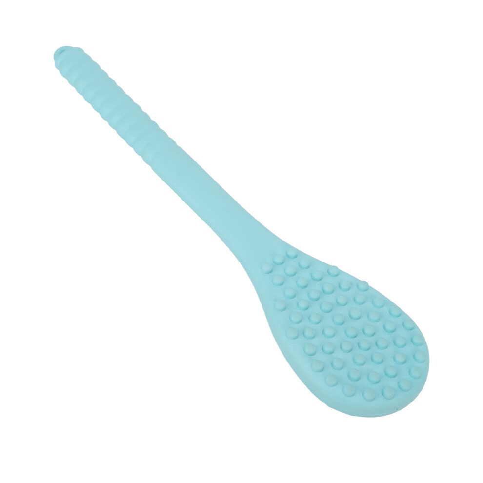 Manual Silicone Double-Sided Massage Hammer for Back & Body Relief Blue