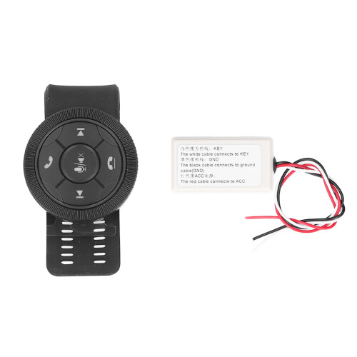 Steering Wheel Control Smart Wireless 7 Keys Black 1
