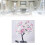 LED-Tischbonsai-Baumlampe USB 24 Lichter rosa 3