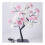 LED-Tischbonsai-Baumlampe USB 24 Lichter rosa 2