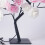 LED-Tischbonsai-Baumlampe USB 24 Lichter rosa 8