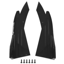 2PCS Car Rear Bumper Canard Lip Side Skirt