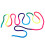Rainbow Color Rhythmic Gymnastics Rope Solid 3