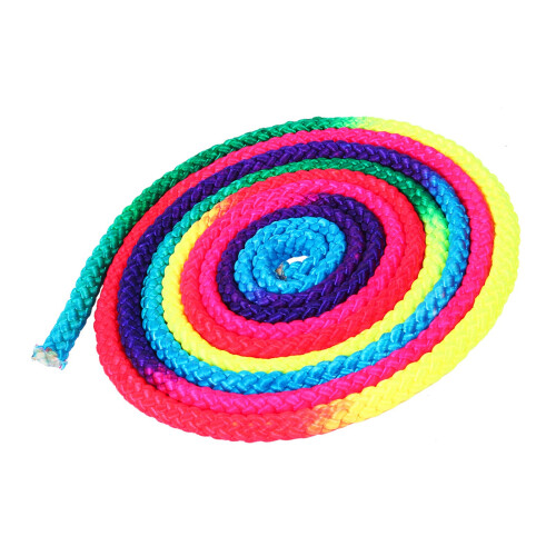 Rainbow Color Rhythmic Gymnastics Rope Solid 1
