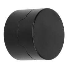 Billardkreideetui Runde Aluminiumlegierung Cue Kreidebox Halter Schwarz für Pool Cue Sports Zubehör
