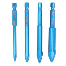 4PCS Set Masonry Drill Bit Multifunctional Blue