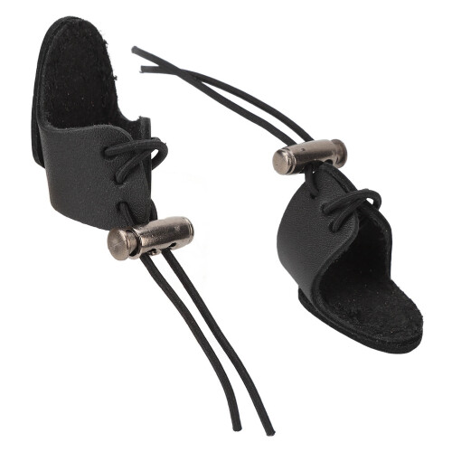 Protector de dedo para arco mini ajustable de cuero de vaca 20-50lb 2