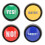 Interactive 4Pcs Dog Training Communication Buttons with Sound Effects 13