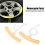 2pcs Wheel Rim Edge Protector Soft Plastic Light 15