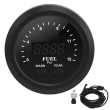 Oil Pressure Gauge Kit 2‑1/16in 52mm Ultraslim