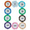 100 pcs Clay & Iron Poker Chips Set, 40mm, Multi-Value 11