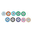 100 pcs Clay & Iron Poker Chips Set, 40mm, Multi-Value 4