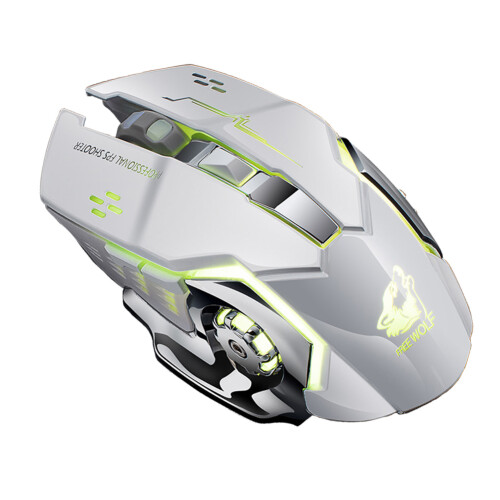 Rechargeable Wireless X8 Gaming Mouse 1800DPI Silent LED Backlit Ergonomic 1