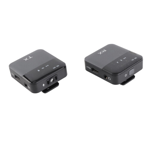 2.4G Wireless Microphone Set - 300mAh, Omnidirectional Condenser, Black