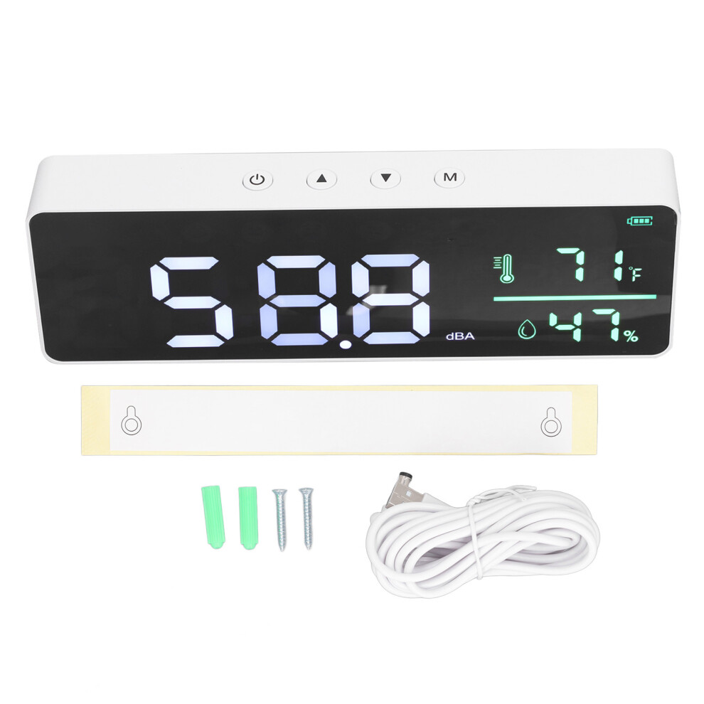 3 In 1 Decibel Meter 30 to 130dBA LED Wall Mounted