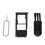 Sim Card Tray Set for Galaxy A20, Plastic Eject Pin & Storage Sliver 13