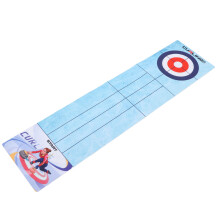 Tischcurling-Spiel, Roll-up, interaktiv, edukativ, wettbewerbsfähig, tragbares Curling-Brett, Familienspiel