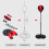 Adjustable Height Kids Punching Ball Bag Speed 9