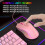 Modell USB2.0 rosa Gaming-Maus 1200-3600 DPI RGB 11