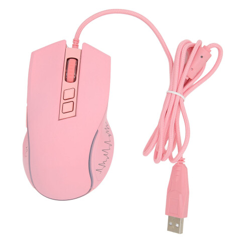 Modell USB2.0 rosa Gaming-Maus 1200-3600 DPI RGB 1
