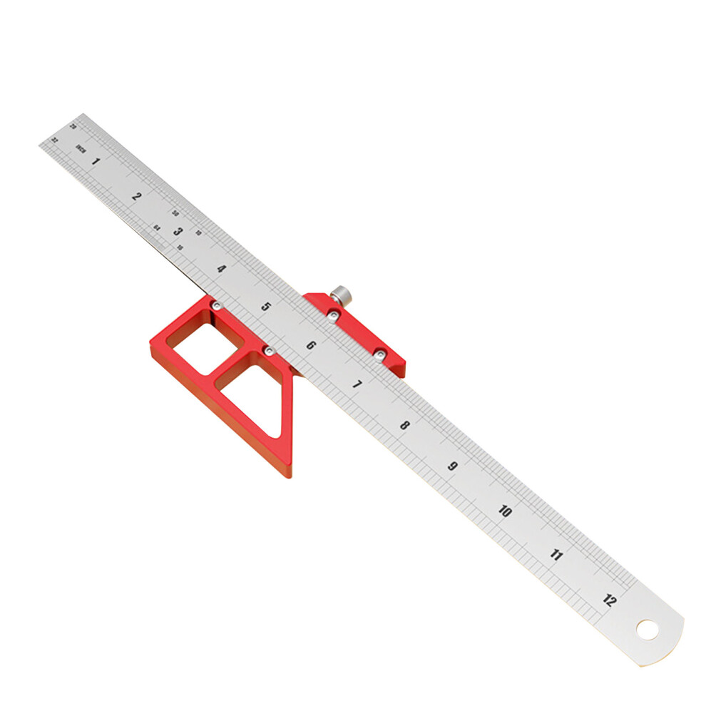 Center Gauge 12in 45 90 Line Ruler Measuring