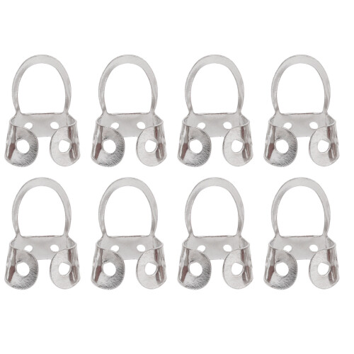 8Pcs Guitar Finger Picks Adjustable Hollow 1