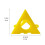 10PCS Painters Pyramid Stand ABS Mini Cone Paint 10