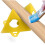 10PCS Painters Pyramid Stand ABS Mini Cone Paint 5