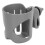 Large Caliber Stroller Cup Holder, Adjustable 360 Rotation, Gray 13