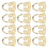 12Pcs Finger Picks Adjustable Stainless Steel 4