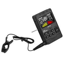 AROMA AMT-600 Tuner & Metronon & Tongenerator 3-in-1 Wiederaufladbar 2,5-Zoll-Farb-LCD-Gitarrentuner Mini Digital Metronom Elektronisches M