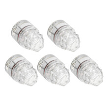 5pcs LED Diamond Shape Fishing Lure Light – Auto Flash, 180mAH, White