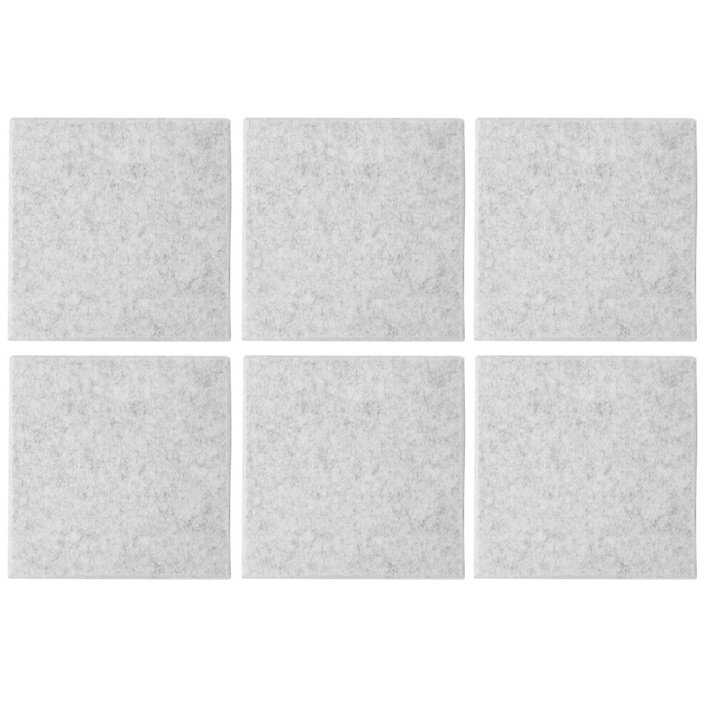 6Pcs Soundabsorbing Board Acoustic Polyester Fiber 9121376470790