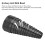 5 Stück Bogen-Riser-Griffband 112  2,5 cm Schwarz 11