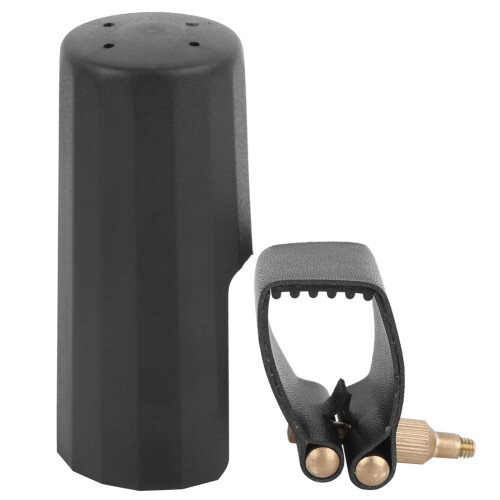 Alto Saxophone Ligature Cap Fasteners PU Leather 2