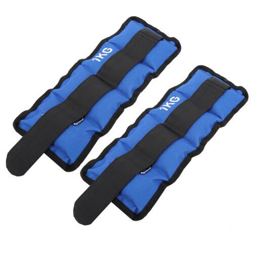 2Pcs Leg Ankle Wrist Sand Bag Weights Strap 1